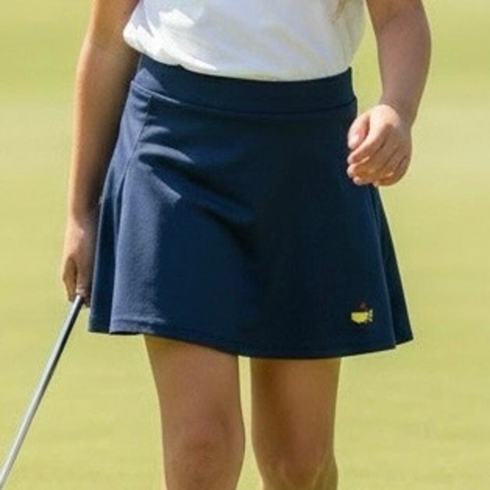 Masters Kids Girls Blue Elastic Waist Activewear Golf Skort Size Large (10-12)